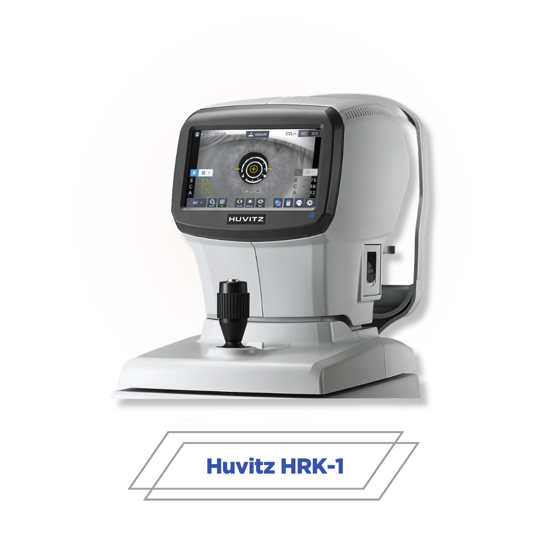 Huvitz HRK-1 auto refractor keratometer front view for optometry exams